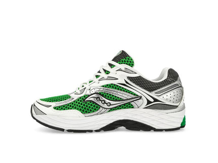 Saucony ProGrid Omni 9 OG Green Silver S70739-5 SneakerMood Side view, toe pointing left