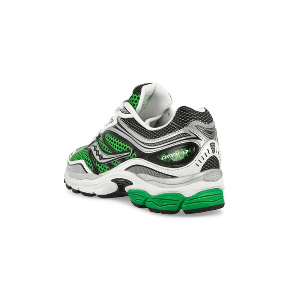 Saucony ProGrid Omni 9 OG Green Silver S70739-5 SneakerMood Rear three-quarter view