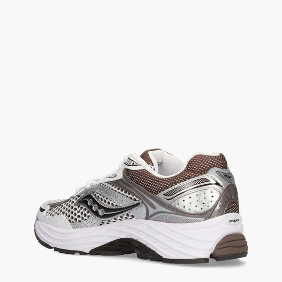 Saucony ProGrid Omni 9 OG White Brown S70739-57 SneakerMood Rear three-quarter view