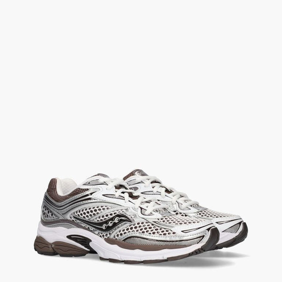 Saucony ProGrid Omni 9 OG White Brown S70739-57 SneakerMood Front three-quarter view