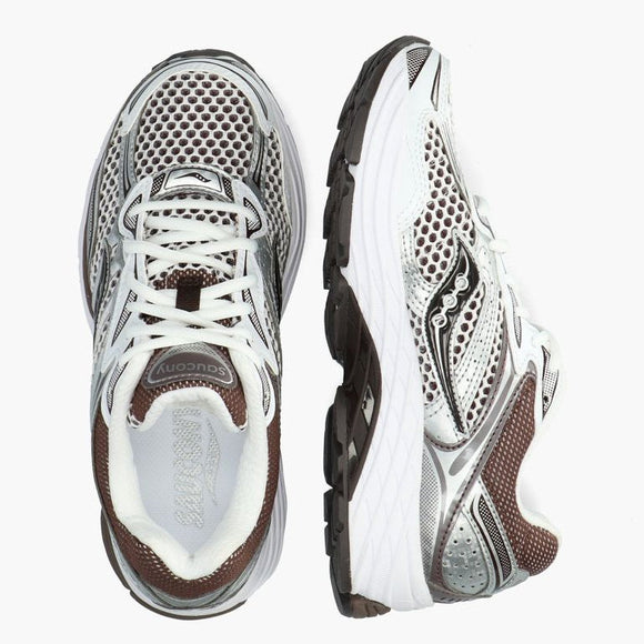 Saucony ProGrid Omni 9 OG White Brown S70739-57 SneakerMood Top view