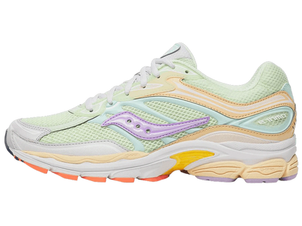 Saucony ProGrid Omni 9 Prism Pack Lime S71034-1 SneakerMood Side view, toe pointing left