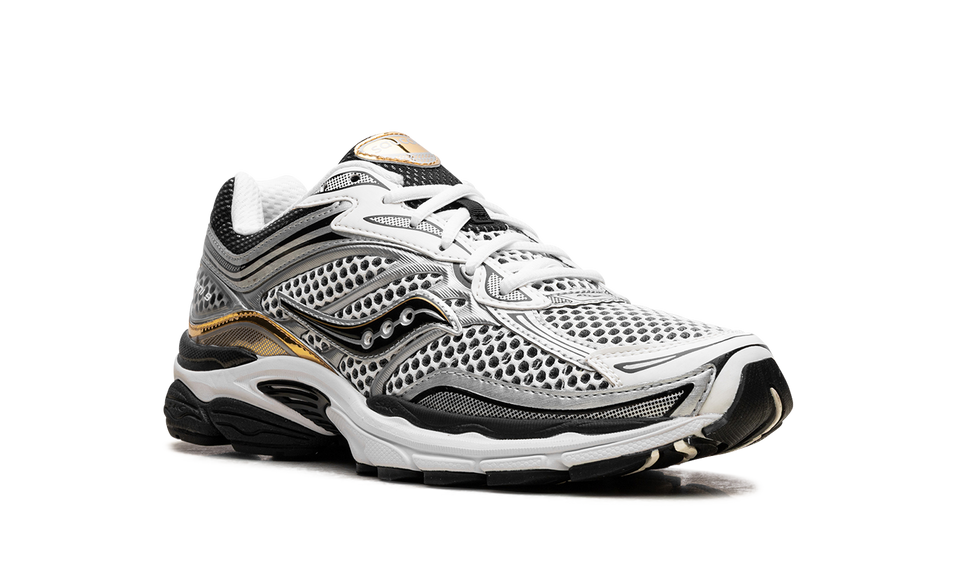 Saucony ProGrid Omni 9 Silver Gold S70739-9 SneakerMood Front three-quarter view