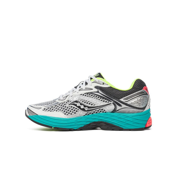 Saucony ProGrid Omni 9 Silver Mutant S70739-27 SneakerMood Side view, toe pointing left