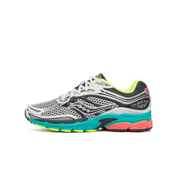 Saucony ProGrid Omni 9 Silver Mutant S70739-27 SneakerMood Side view, toe pointing left