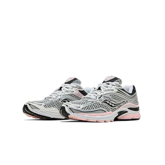 Saucony ProGrid Omni 9 Silver Pink S70739-16 SneakerMood Pair, front three-quarter view