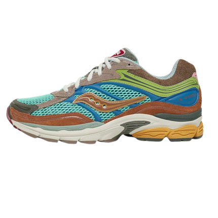Saucony ProGrid Omni 9 Sneaker Politics Sportsman's Paradise S71032-1 SneakerMood Side view, toe pointing left