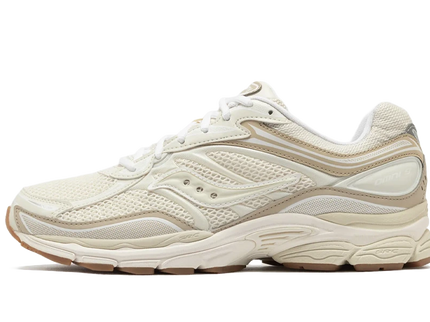 Saucony ProGrid Omni 9 Tomorrow, Meet Yesterday Beige Gum S70832-5 SneakerMood Side view, toe pointing left