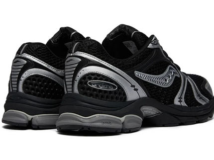 Saucony ProGrid Triumph 4 Black Silver S70704-23 SneakerMood Pair, rear three-quarter view