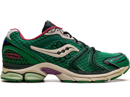 Saucony ProGrid Triumph 4 Jae Tips Flowers Grow Uptown Sugar Maple S70966-4 SneakerMood Side view, toe pointing right
