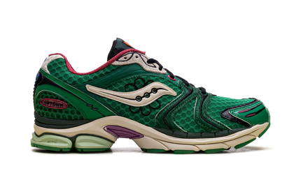 Saucony ProGrid Triumph 4 Jae Tips Flowers Grow Uptown Sugar Maple S70966-4 SneakerMood Side view, toe pointing right
