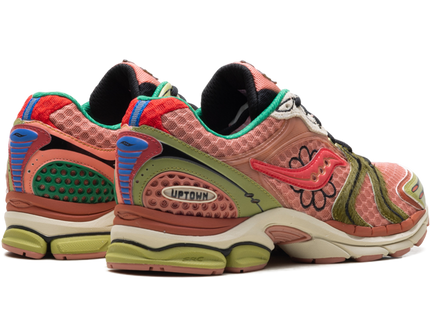 Saucony ProGrid Triumph 4 Jae Tips Flowers Grow Uptown Virginia Creeper S70966-2 SneakerMood Pair, rear three-quarter view