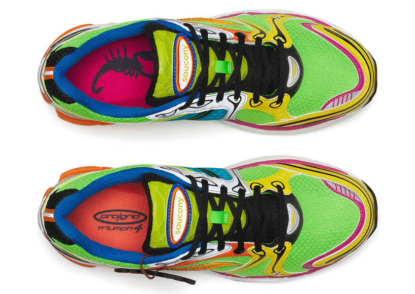 Saucony ProGrid Triumph 4 Westside Gunn Super Flygod S71048-1 SneakerMood Top view