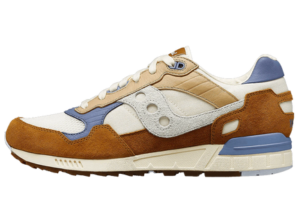 Saucony Shadow 5000 Light Beige Rust S70811-3 SneakerMood Side view, toe pointing left