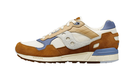 Saucony Shadow 5000 Light Beige Rust S70811-3 SneakerMood Side view, toe pointing left