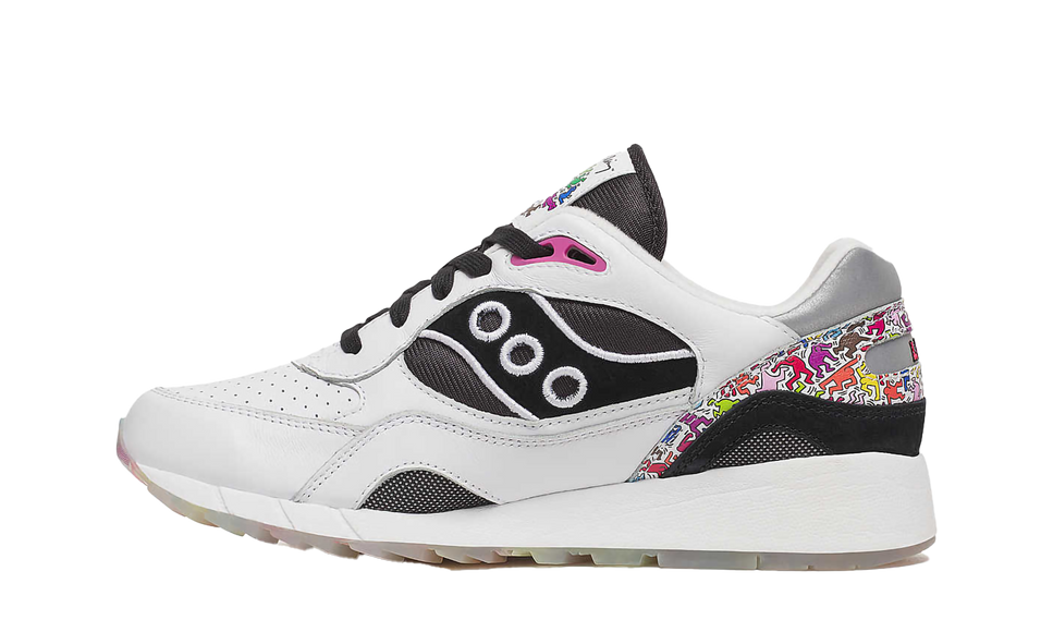 Saucony Shadow 6000 Keith Haring Love S70973-1 SneakerMood Side view, toe pointing left