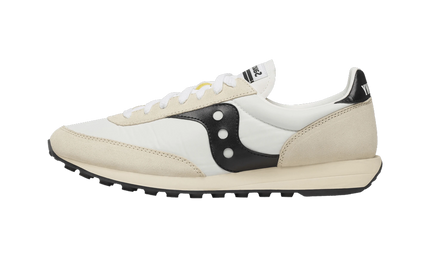 Saucony Trainer 80 White Black S70884-9 SneakerMood Side view, toe pointing left
