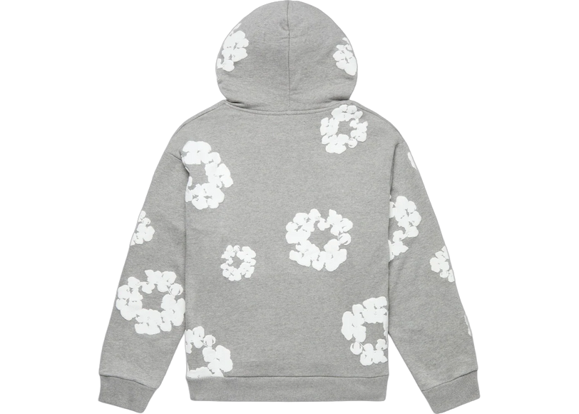 SneakerMood - Denim Tears Cotton Wreath Hoodie Grey - Back