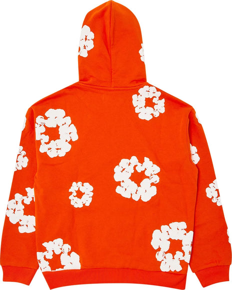 SneakerMood - Denim Tears Cotton Wreath Hoodie Orange - Back