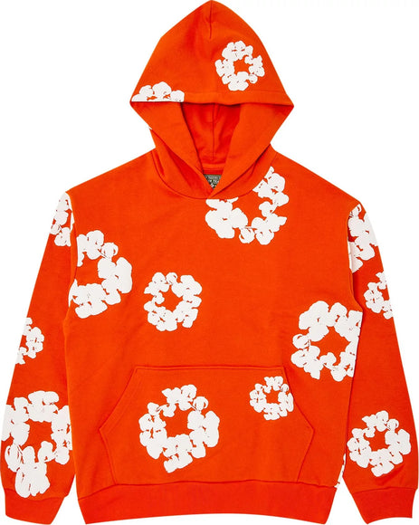 SneakerMood - Denim Tears Cotton Wreath Hoodie Orange - Front