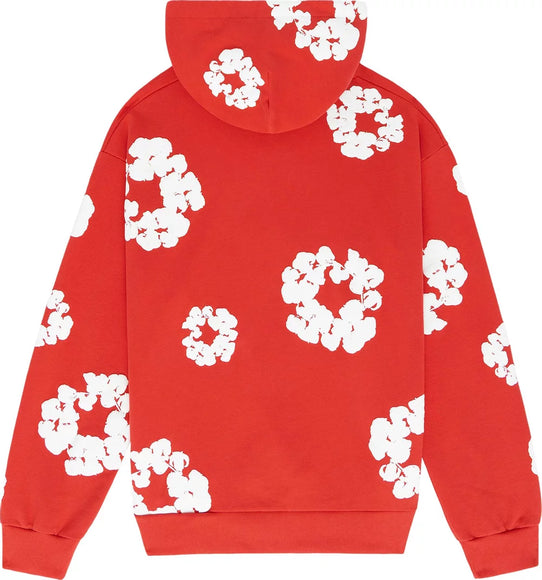 SneakerMood - Denim Tears Cotton Wreath Hoodie Red - Back