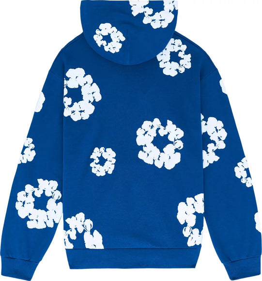 SneakerMood - Denim Tears Cotton Wreath Hoodie Royal Blue - Back