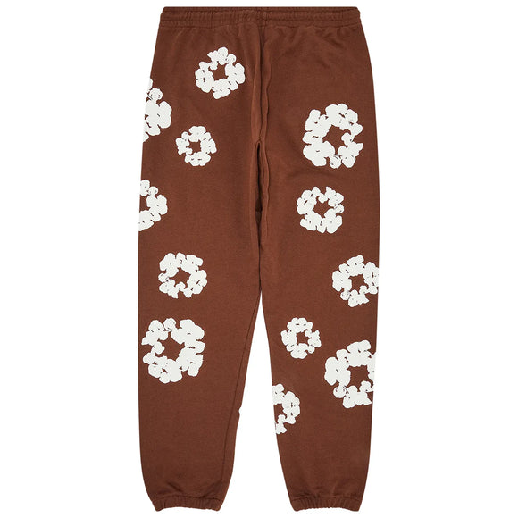 SneakerMood - Denim Tears Cotton Wreath Sweatpants Brown - Back