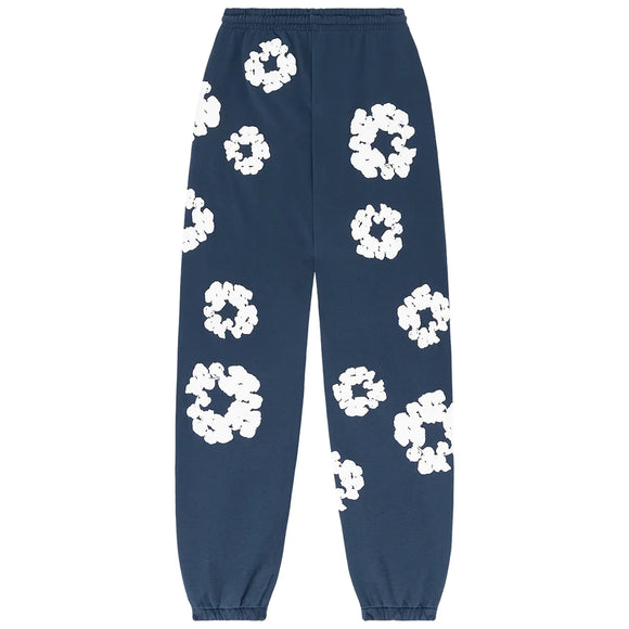 SneakerMood - Denim Tears Cotton Wreath Sweatpants Navy - Back