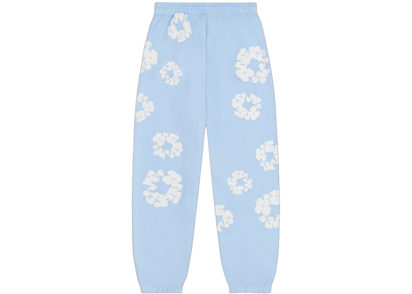 SneakerMood - Denim Tears Cotton Wreath Sweatpants Powder Blue - Back
