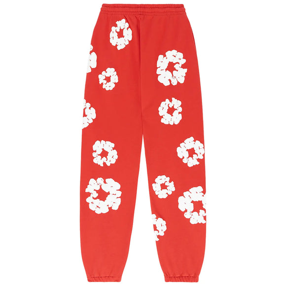 SneakerMood - Denim Tears Cotton Wreath Sweatpants Red - Back