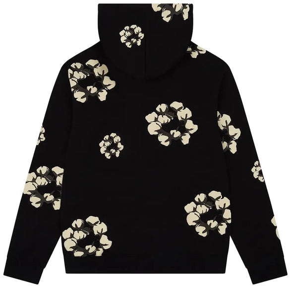 SneakerMood - Denim Tears x Cactus Plant Flea Market Cactus Tears Wreath Hoodie Black - Back