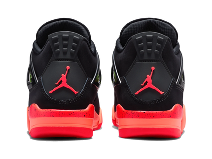 SneakerMood Air Jordan 4 Retro Black Infrared Barely Volt (GS) Back