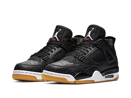 SneakerMood Air Jordan 4 Retro Laser Black Gum Front