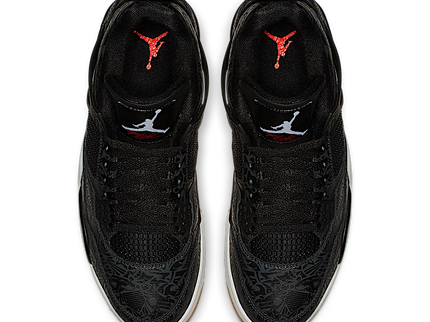 SneakerMood Air Jordan 4 Retro Laser Black Gum Top