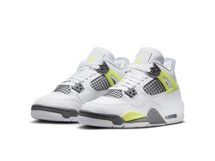 SneakerMood Air Jordan 4 Retro Light Lemon Twist (GS) Front