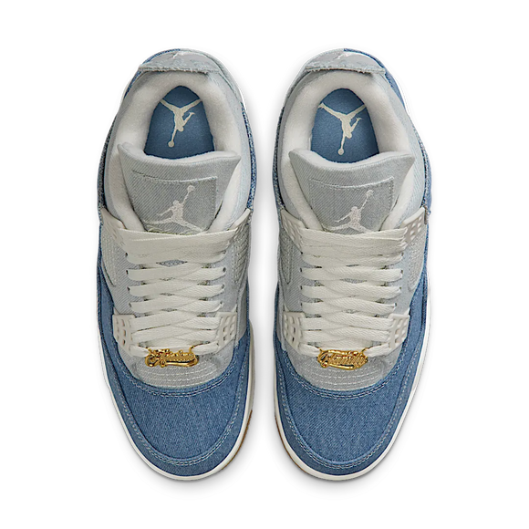 SneakerMood Air Jordan 4 Retro TEX Denim Worn Blue Top