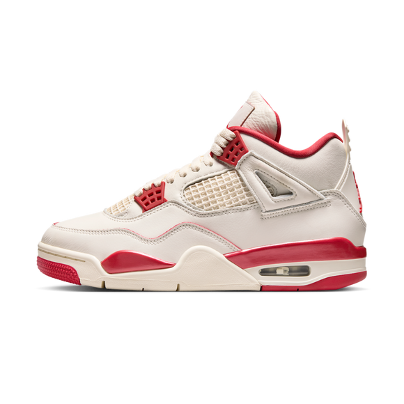 SneakerMood Air Jordan 4 Retro Valentine's Day Sierra Red Side