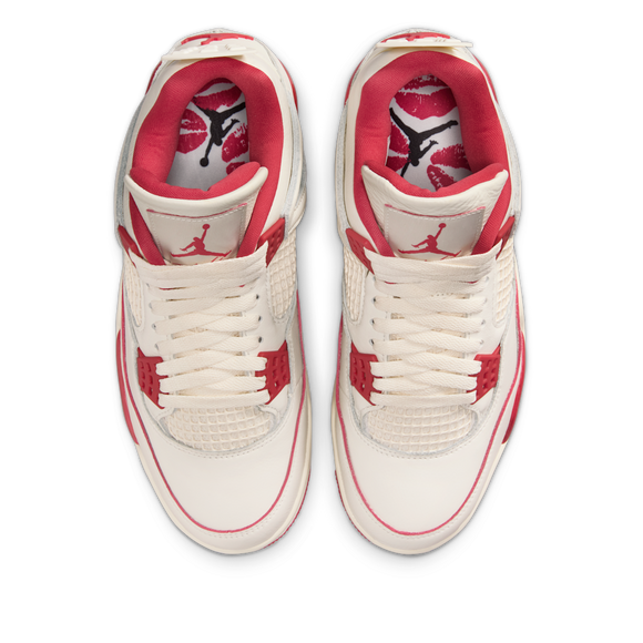 SneakerMood Air Jordan 4 Retro Valentine's Day Sierra Red Top