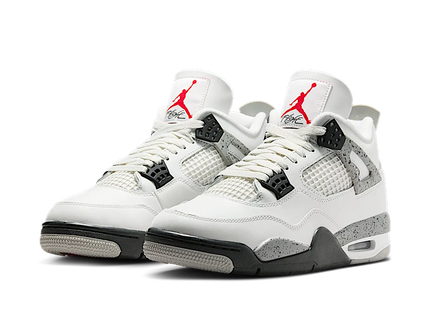 SneakerMood Air Jordan 4 Retro White Cement (2025) Front