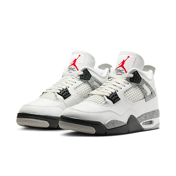 SneakerMood Air Jordan 4 Retro White Cement (2025) Front