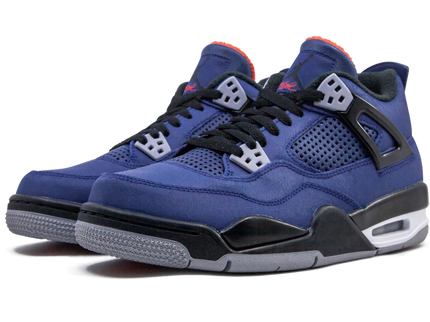 SneakerMood Air Jordan 4 Retro Winterized Loyal Blue (GS) Front Pair
