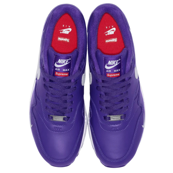 Supreme X Nike Air Max 1 87 'Varsity Purple'