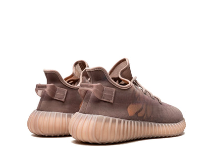 Yeezy Boost 350 V2 Mono Mist GW2871 SneakerMood Pair, rear three-quarter view