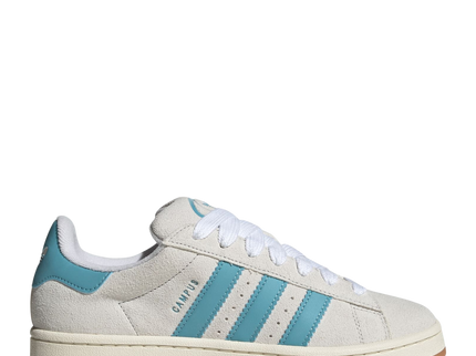 adidas Campus 00s Crystal White Pre loved Blue IF2989 SneakerMood Side view toe pointing right