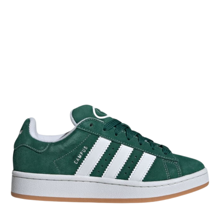 adidas Campus 00s Dark Green White IH7492 SneakerMood Side view toe pointing right