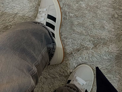 adidas Campus 00s WMNS 'Crystal White' GY0042 SneakerMood On-foot view