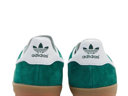 adidas Gazelle Indoor Collegiate Green White IG1596 SneakerMood Pair rear view