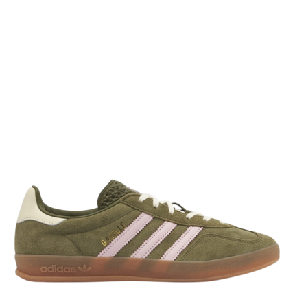 adidas Gazelle Indoor Focus Olive JH6475 SneakerMood Side view toe pointing right