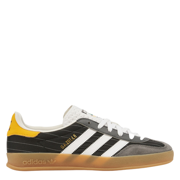 adidas Gazelle Indoor "Olympic Pack Black" IF9642 SneakerMood Side view toe pointing right