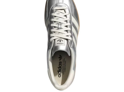 adidas Gazelle Indoor Silver Metallic Core White JR1206 SneakerMood Top view